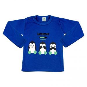 shirt met illustratie pinguin